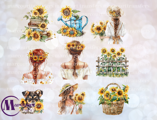 SUNFLOWER GIRL 1 ELEMENTS