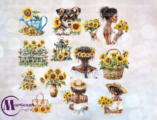 SUNFLOWER GIRL 2 ELEMENTS