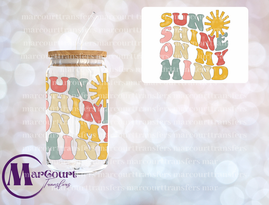 SUNSHINE ON MY MIND-DECAL-UV DTF CUP WRAP