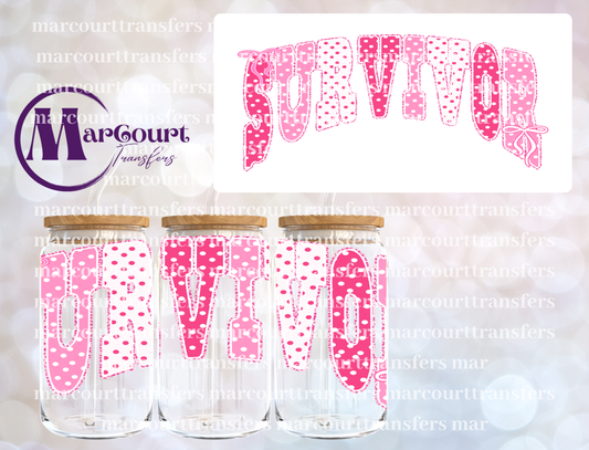 SURVIVOR 16-16 0Z-UV DTF CUP WRAP
