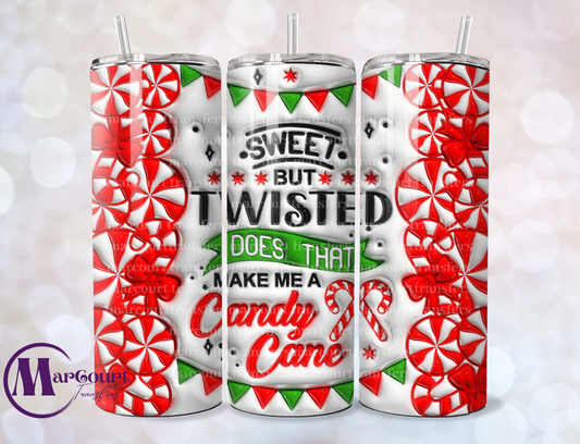 SWEET BUT TWISTED INFLATED-SKINNY TUMBLER TRANSFER