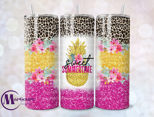 SWEET SUMMERTIME-SKINNY TUMBLER TRANSFER