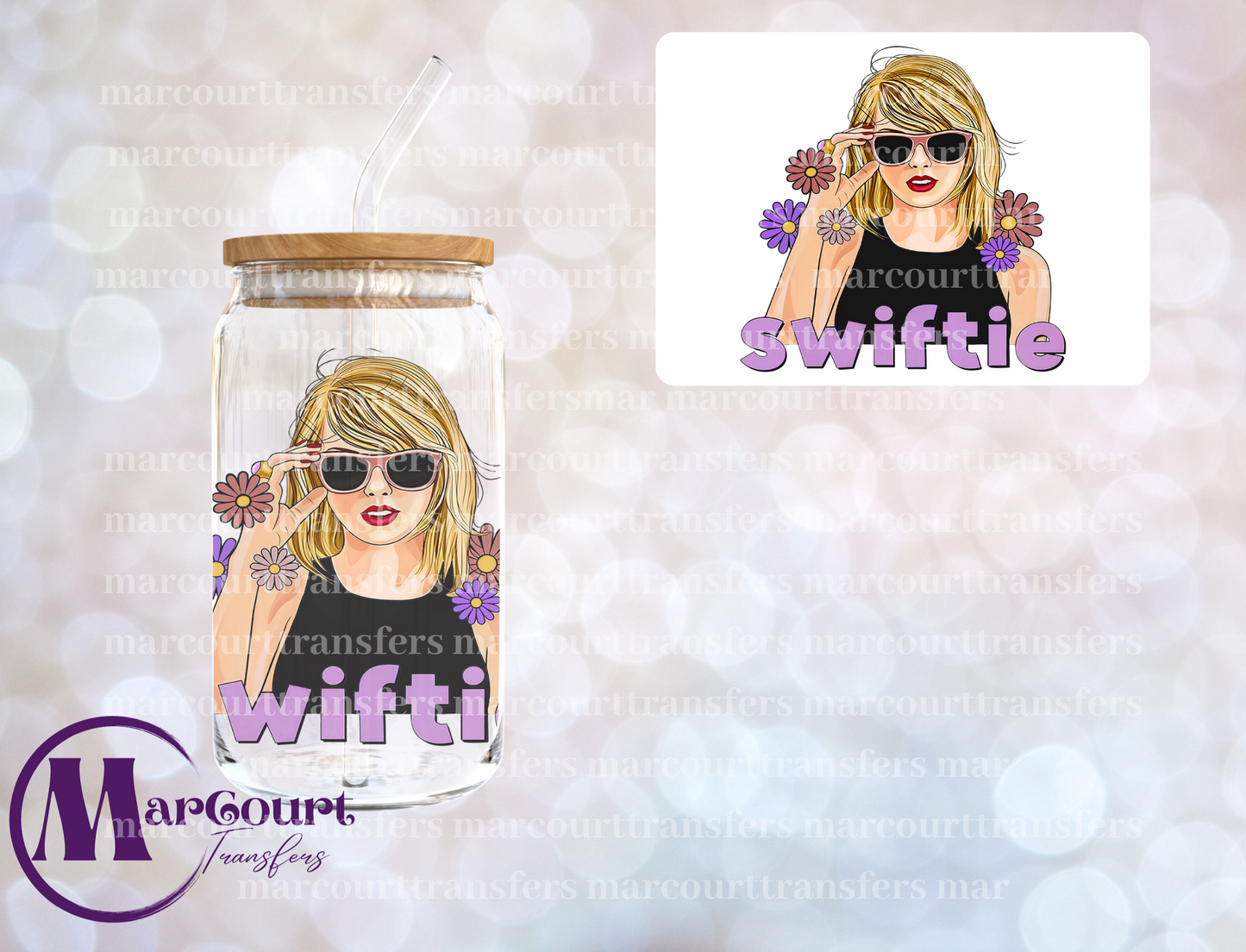 SWIFTIE DECAL-UV DTF CUP WRAP