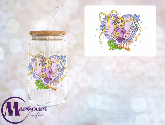 TANGLED HEART-DECAL-UV DTF CUP WRAP