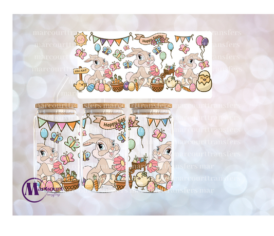 THUMPER EASTER BUNNY-16 0Z-UV DTF CUP WRAP