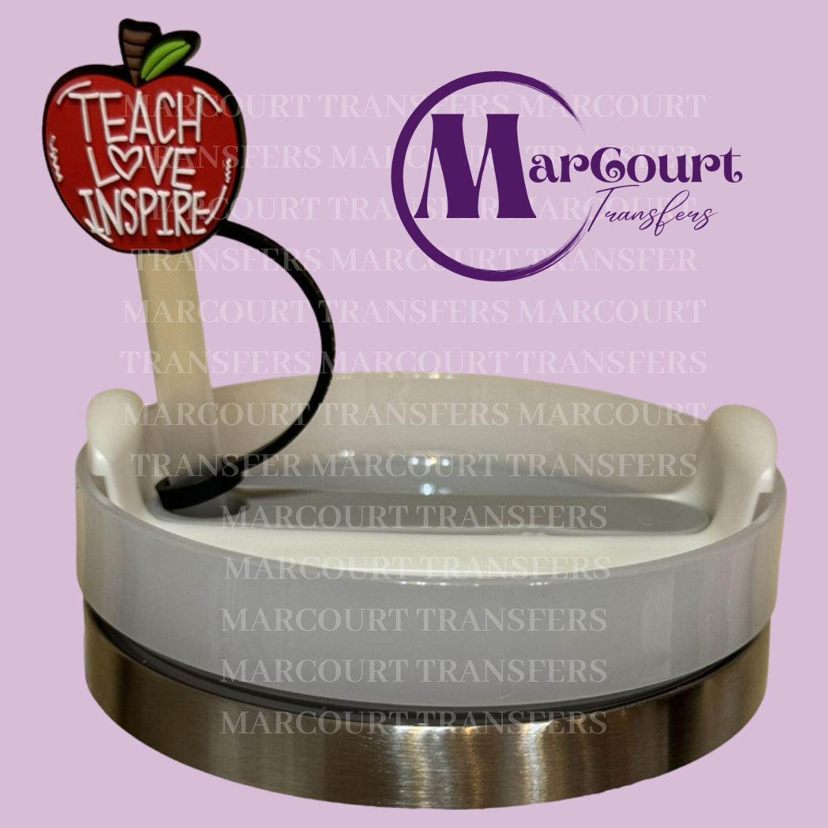 TEACH LOVE INSPIRE-STRAW TOPPER