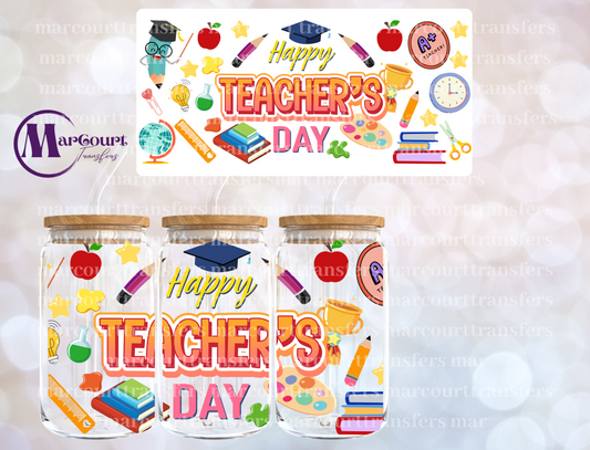 TEACHER'S DAY-16 0Z-UV DTF CUP WRAP