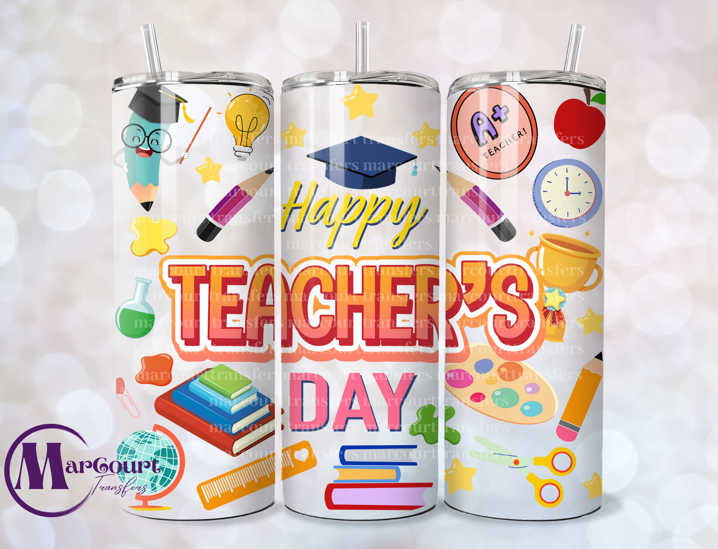 TEACHER'S DAY-20 OZ-UV DTF CUP WRAP