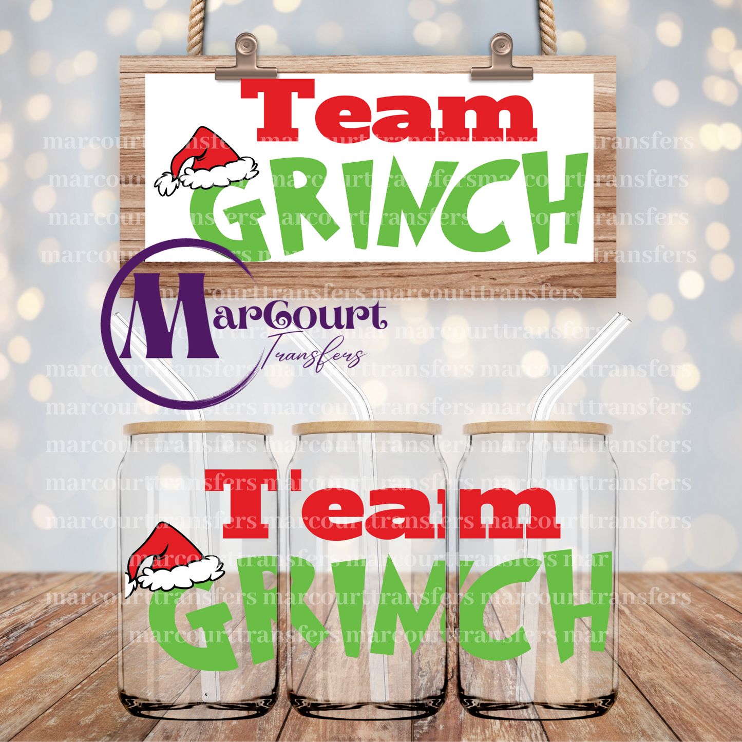 TEAM GRINCH-16 0Z-UV DTF CUP WRAP