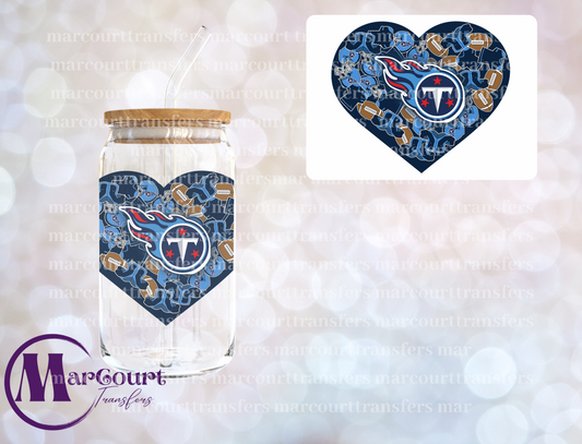 TENNESSEE TITANS HEART DECAL-UV DTF CUP WRAP