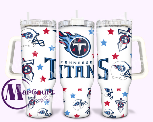 TENNESSEE TITANS-40 OZ-UV DTF CUP WRAP