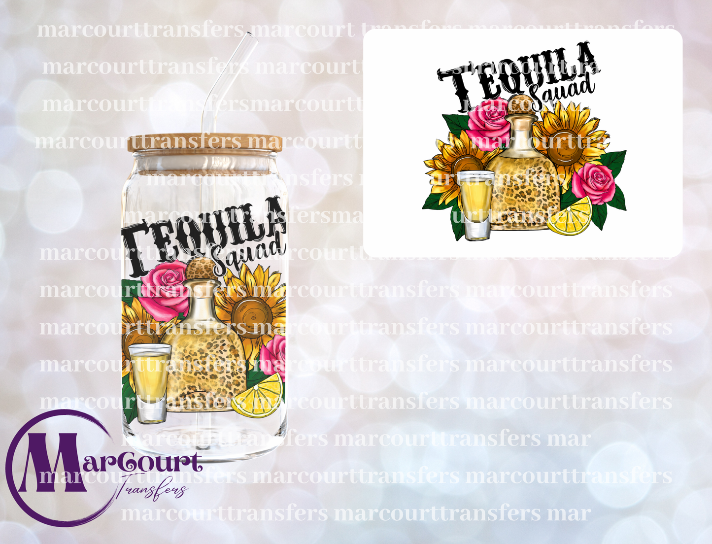 TEQUILA SQUAD-UV DTF CUP WRAP