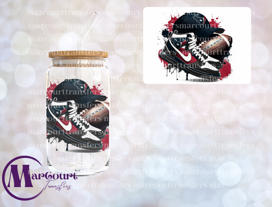 TEXANS KICKS-DECAL-UV DTF CUP WRAP