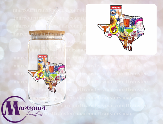 TEXAS DECAL 2-DECAL-UV DTF CUP WRAP