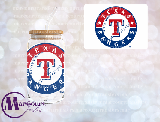 TEXAS RANGERS-DECAL-UV DTF CUP WRAP