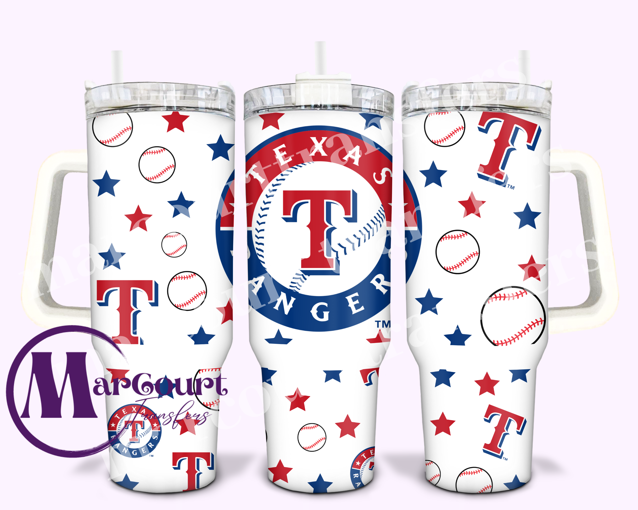 TEXAS RANGERS-40 0Z-UV DTF CUP WRAP – MarCourt Transfers