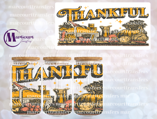 THANKFUL-16 0Z-UV DTF CUP WRAP