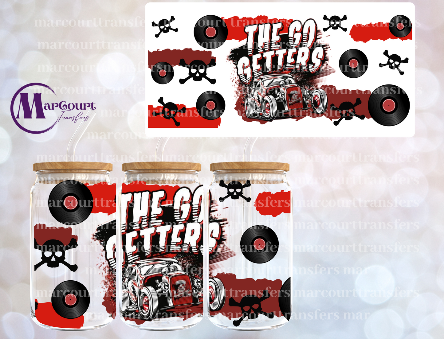 THE GO GETTERS-16 0Z-UV DTF CUP WRAP