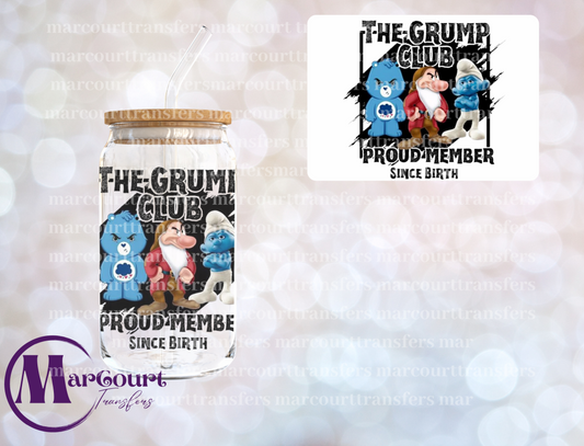 THE GRUMP CLUB-DECAL-UV DTF CUP WRAP