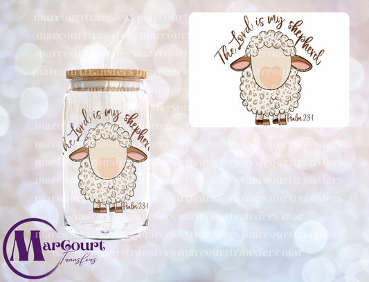 THE LORD IS MY SHEPHERD 1 -DECAL-UV DTF CUP WRAP