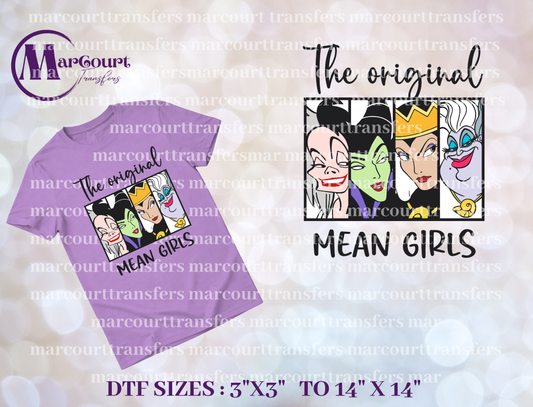 DTF-THE ORIGINAL MEAN GIRLS VILLAINS