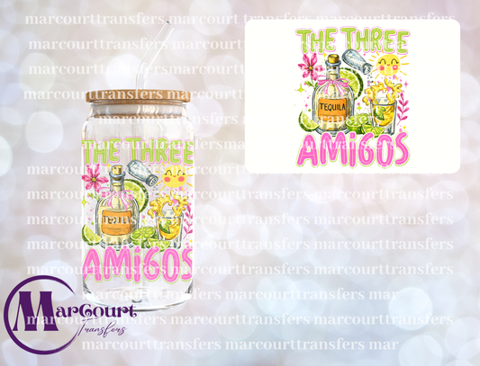 THE THREE AMIGOS-UV DTF CUP WRAP