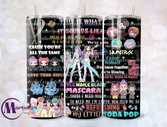 THIS IS WHAT IT SOUNDS LIKE K POP-20-SKINNY TUMBLER TRANSFER