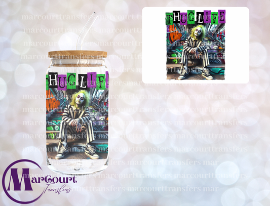 THUG LIFE BEETLEJUICE-UV DTF CUP WRAP