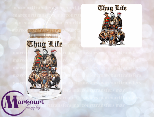 THUG LIFE HORROR GUYS - DECAL-UV DTF CUP WRAP