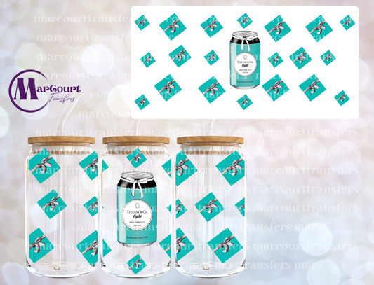 TIFFANY COQUETTE DRINK-16 0Z-UV DTF CUP WRAP