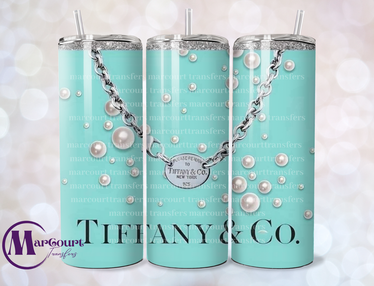 TIFFANY AND CO. INSPIRED-SKINNY TUMBLER TRANSFER