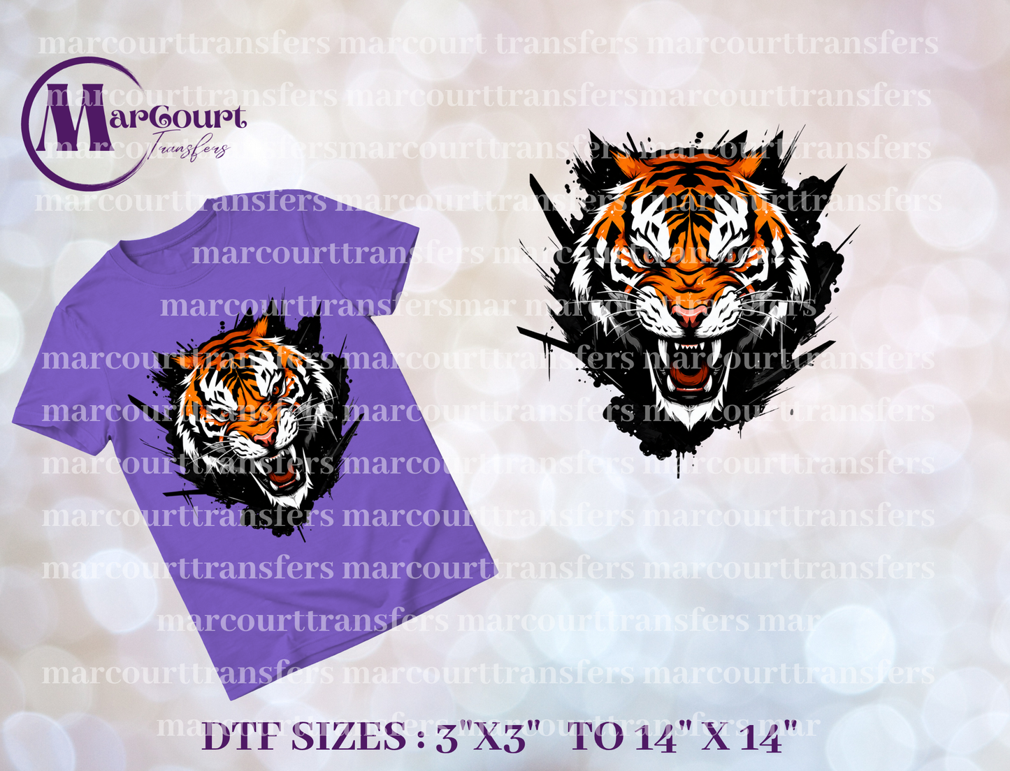 DTF-TIGER HEAD