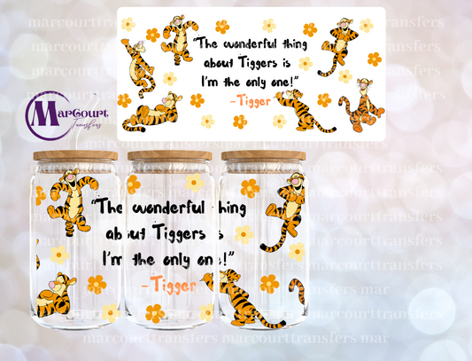 TIGGER-16 0Z-UV DTF CUP WRAP