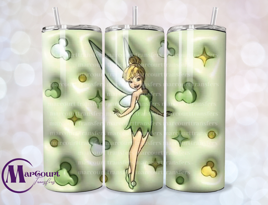 TINKERBELLE INFLATED-SKINNY TUMBLER TRANSFER