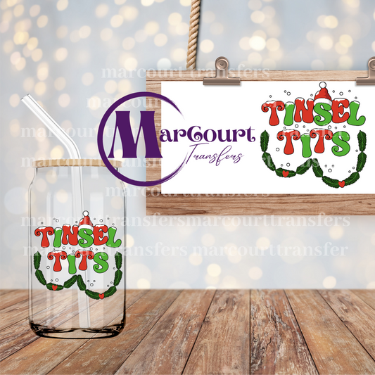 TINSEL TITS-DECAL-UV DTF CUP WRAP