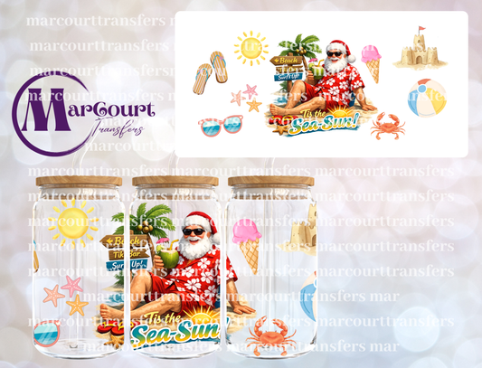 TIS THE SEA-SUN-16 0Z-UV DTF CUP WRAP
