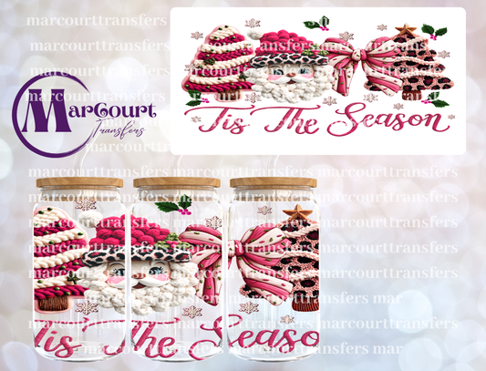 TIS THE SEASON FAUX YARN-16 0Z-UV DTF CUP WRAP