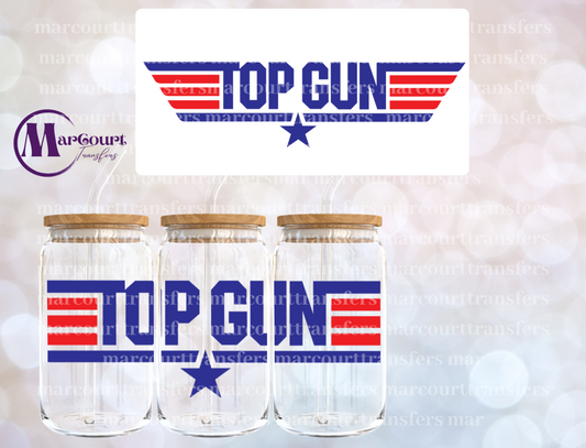 TOP GUN-16 0Z-UV DTF CUP WRAP