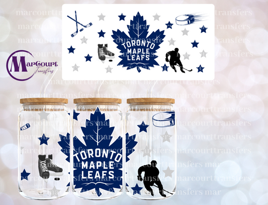 TORONTO MAPLE LEAFS-16 0Z-UV DTF CUP WRAP