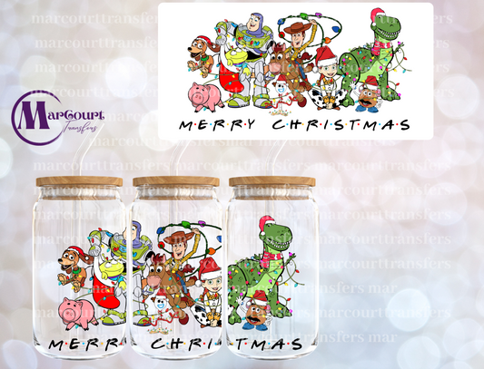 TOY STORY CHRISTMAS-16 0Z-UV DTF CUP WRAP