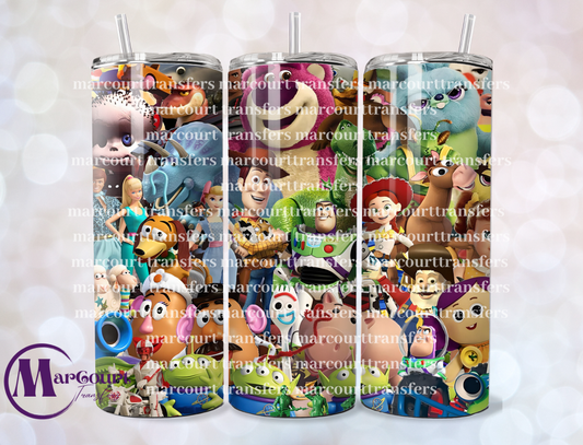 TOY STORY FRIENDS 20-SKINNY TUMBLER TRANSFER