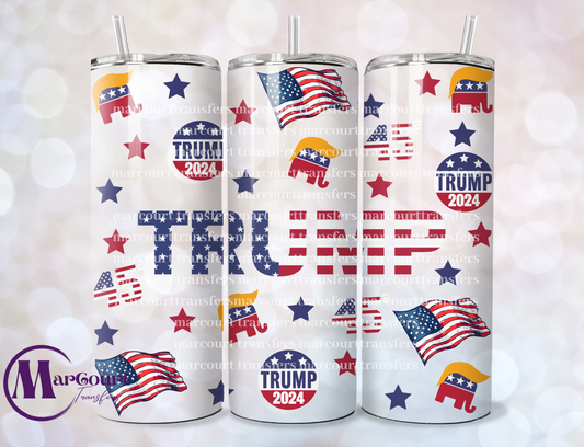 TRUMP 2024-SKINNY TUMBLER TRANSFER