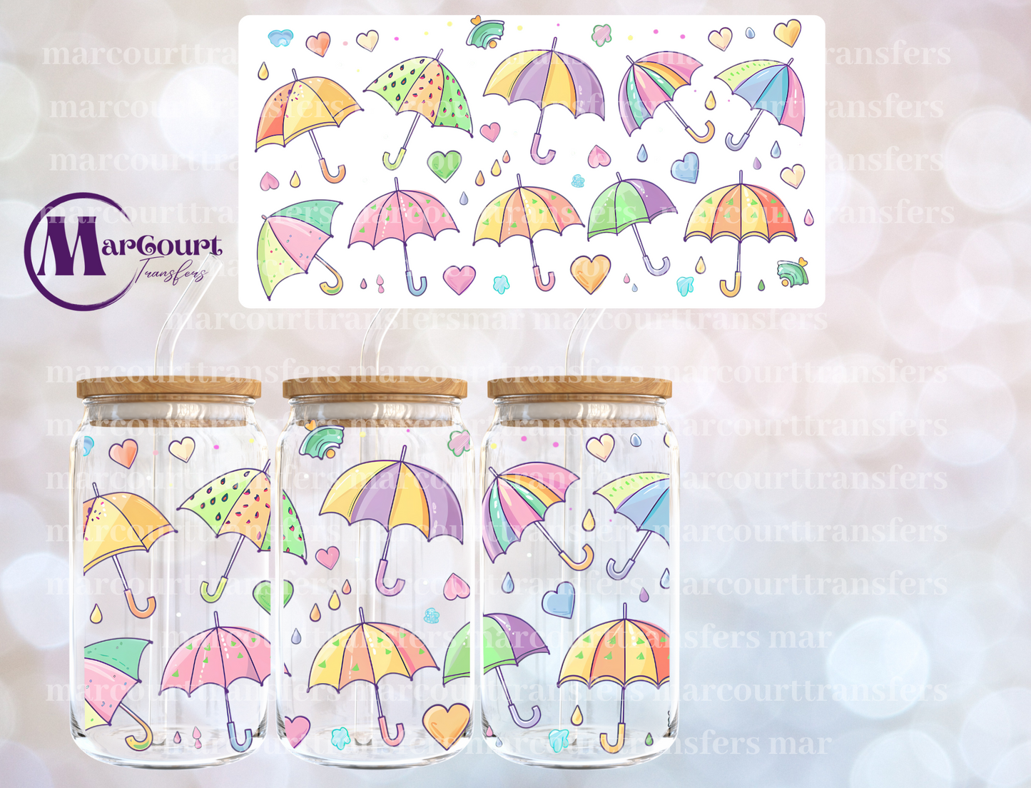 UMBRELLAS-16 0Z-UV DTF CUP WRAP