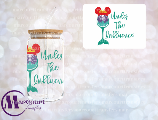 UNDER THE INFLUENCE-DECAL-UV DTF CUP WRAP