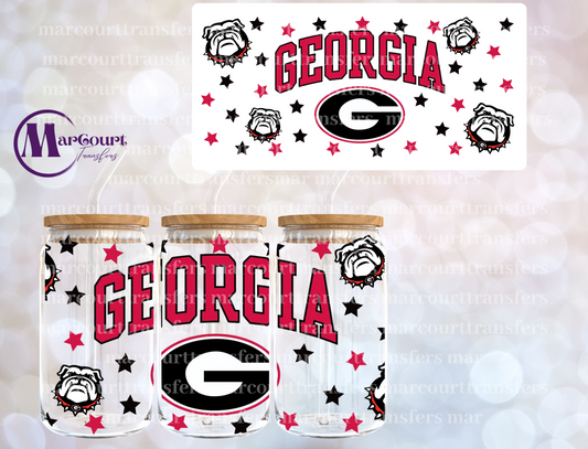 UNIVERSITY OF GEORGIA-16 0Z-UV DTF CUP WRAP