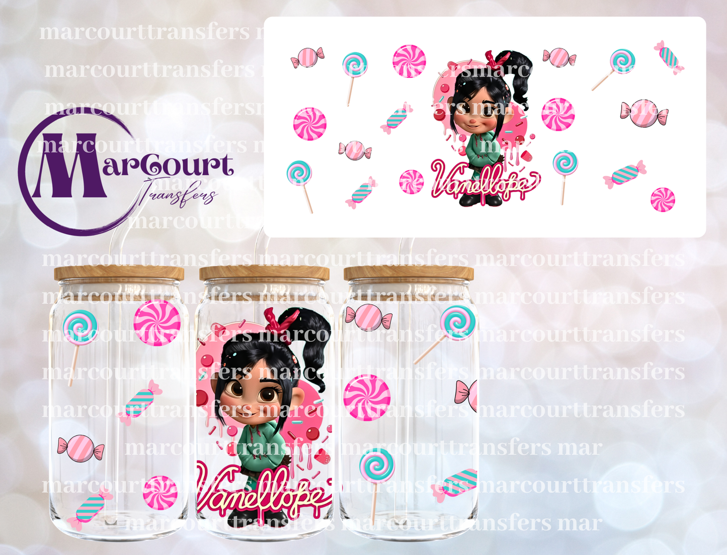VANELLOPE-16 0Z-UV DTF CUP WRAP
