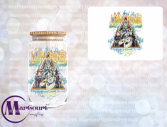 VILLAINS ROCK STYLE-DECAL-UV DTF CUP WRAP