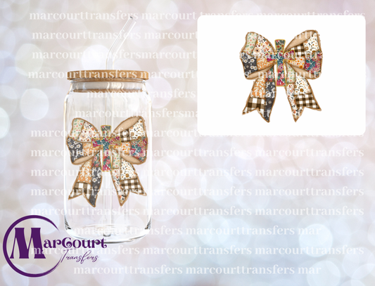 VINTAGE BOW-DECAL-UV DTF CUP WRAP
