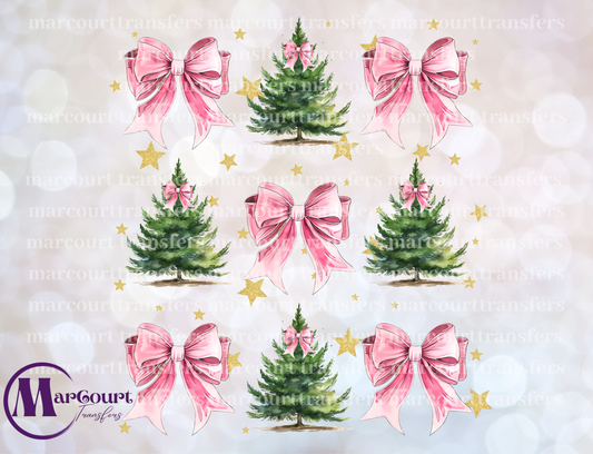 VINTAGE BOWS AND TREES ELEMENTS