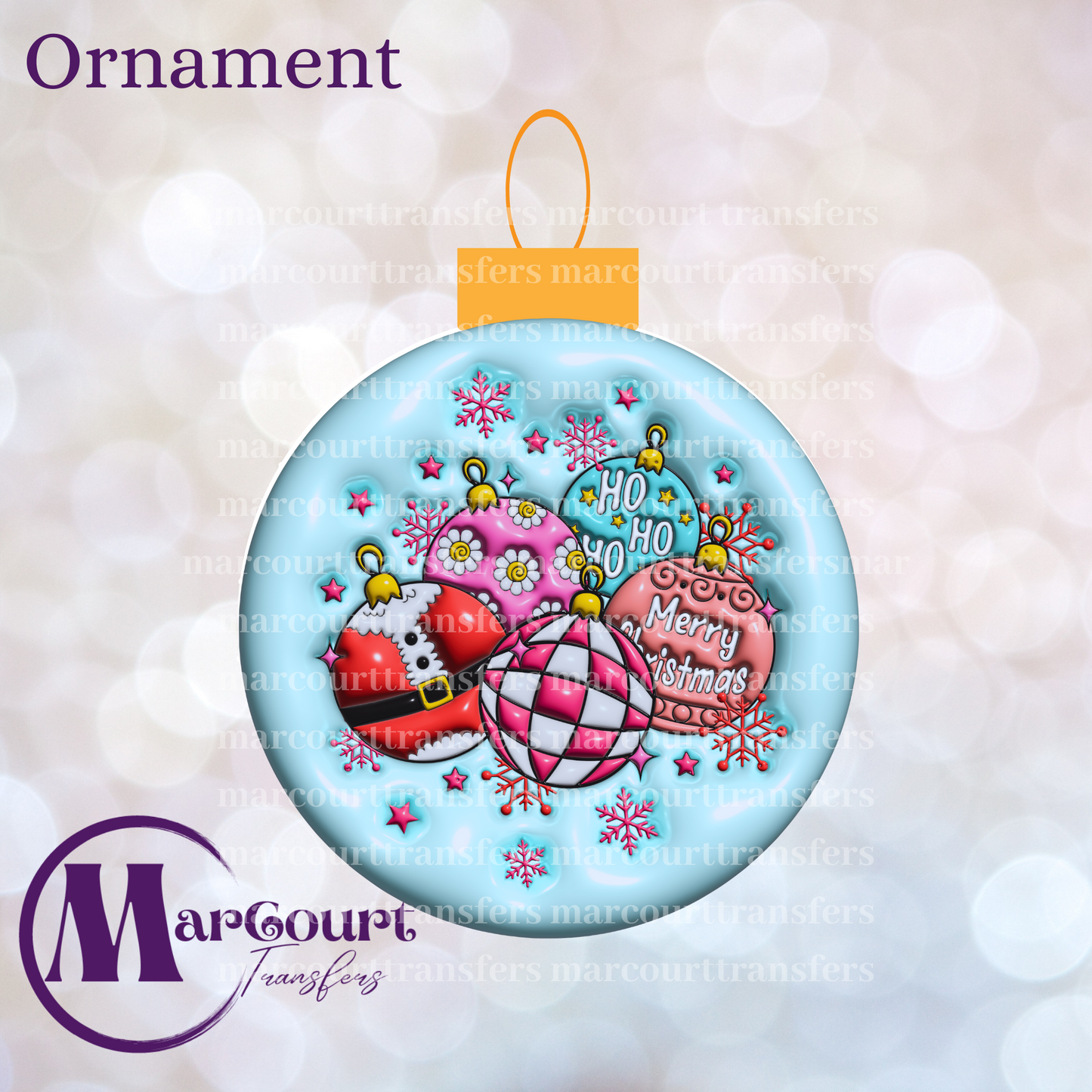 VINTAGE ORNAMENTS INSIDE ORNAMENT-UV DTF CUP WRAP